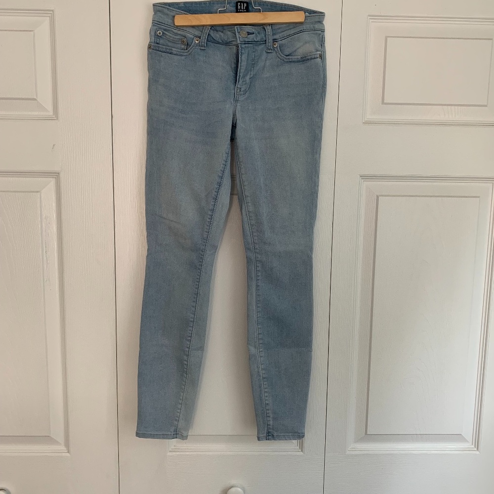 High Rise Gap Blue Legging Skinny Jeans